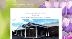 Desktop Screenshot of christsfamilychurch.org